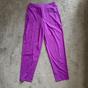 Athleta Brooklyn Pant Purple Sz 4 Athleisure Bright Maximal Gorpcore Comfortable